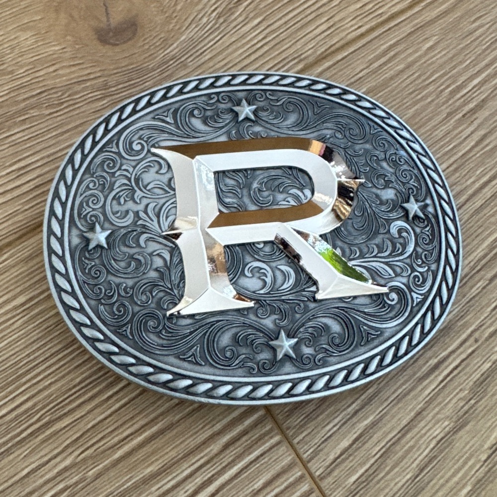 Western / Cowboy Monogram belt buckle